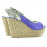 Sandali donna 5001 viola velluto