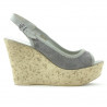 Sandali donna 5001p grigio traforato