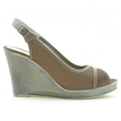 Sandali donna 5000 cappuccino velour