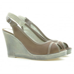 Sandali donna 5000 cappuccino velour