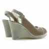 Sandali donna 5000 cappuccino velour