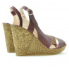 Sandali donna 5015 bordeaux