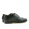 Scarpe per bambini 150 pelle verniciata nera combinata