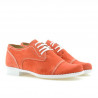 Scarpe bambini 131 rosso corallo scamosciato