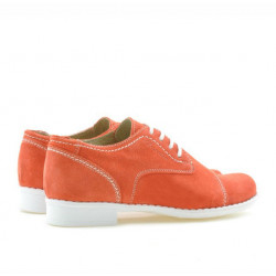 Scarpe bambini 131 rosso corallo scamosciato