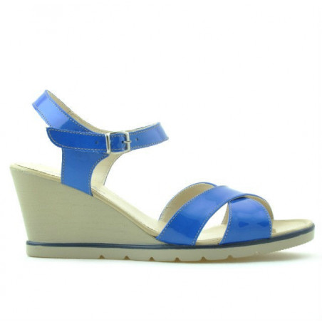 Sandali donna 5007 vernice blu