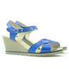 Sandali donna 5007 vernice blu