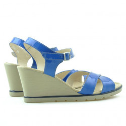 Sandali donna 5007 vernice blu