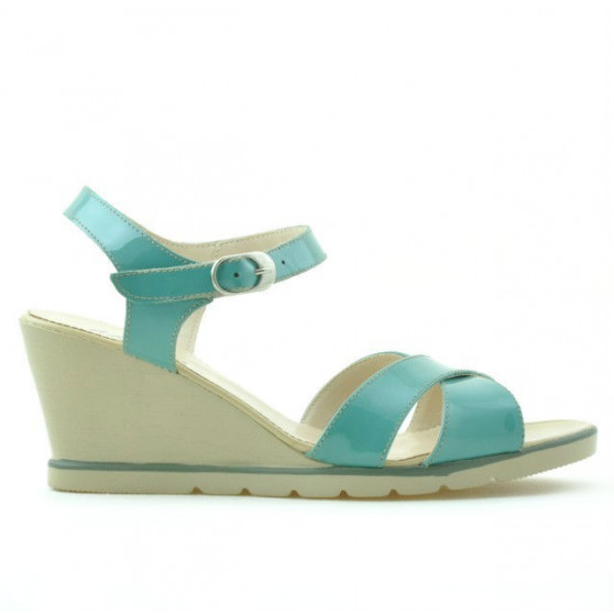 Sandali donna 5007 vernice verde