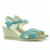 Sandali donna 5007 vernice verde