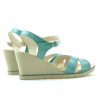 Sandali donna 5007 vernice verde