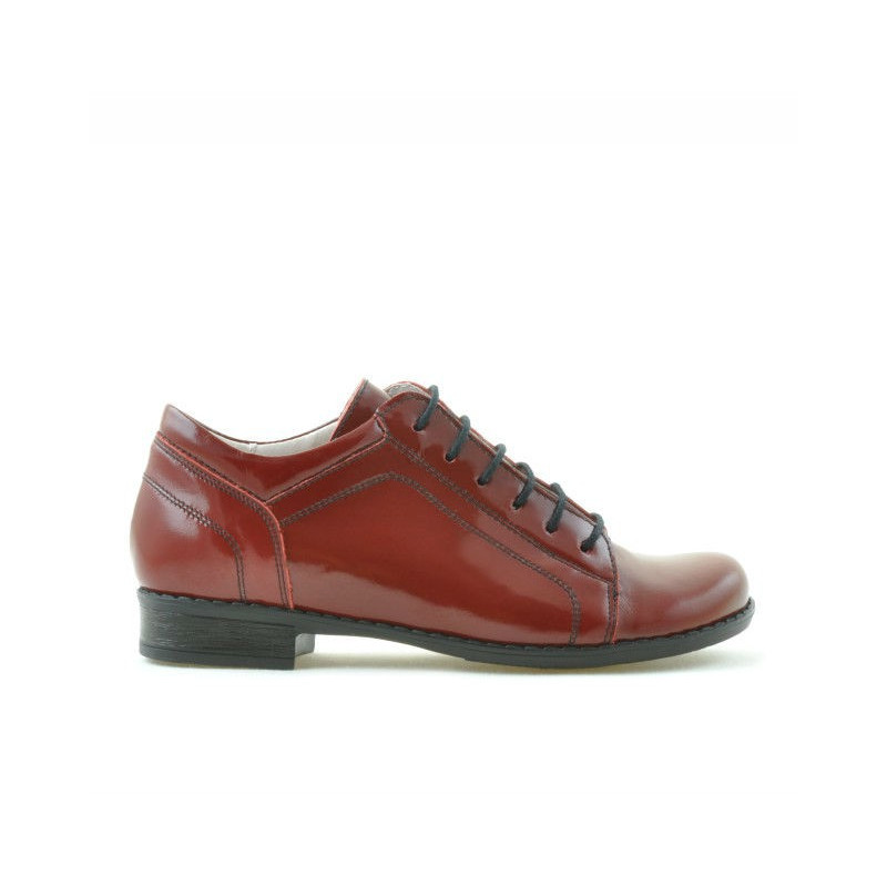 Scarpe per bambini 122 vernice bordeaux