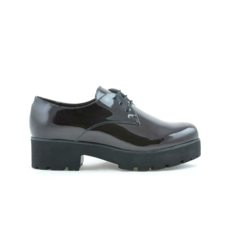 Scarpe casual donna 660 vernice bordeaux