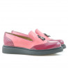 Scarpe casual donna 659 vernice fucsia combinato