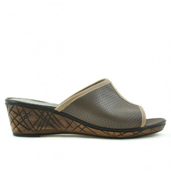 Sandali donna 5004p cappuccino traforato