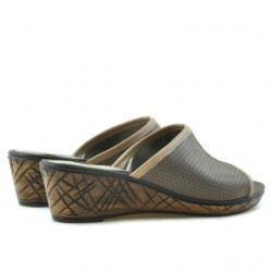 Sandali donna 5004p cappuccino traforato