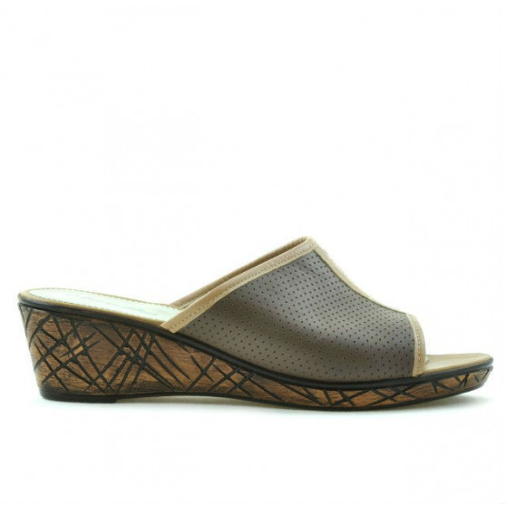 Sandali donna 5004m p cappuccino combinato traforato