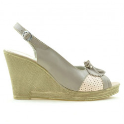 Sandali donna 5002 sabbia+rosa