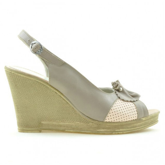 Sandali donna 5002 sabbia+rosa