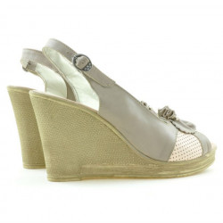 Sandali donna 5002 sabbia+rosa