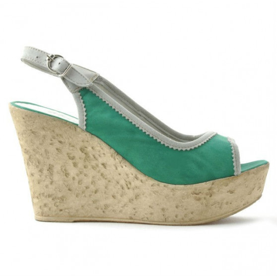 Sandali donna 5001 bufalo verde