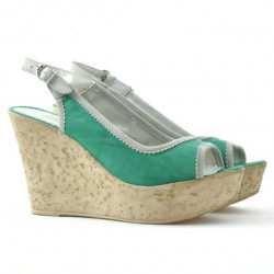 Sandali donna 5001 bufalo verde