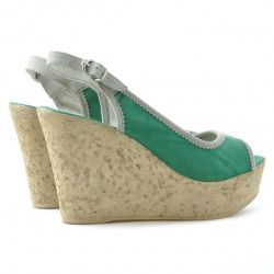 Sandali donna 5001 bufalo verde