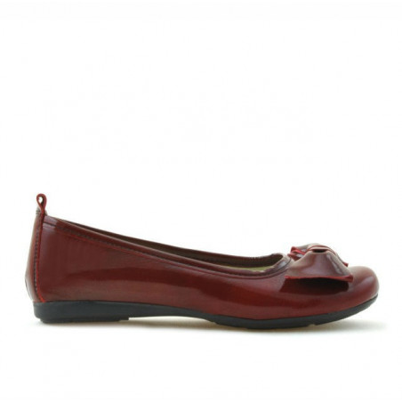 Scarpe bambini 141 vernice bordeaux