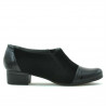 Scarpe casual donna 651 vernice nera combinata