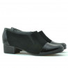 Scarpe casual donna 651 vernice nera combinata