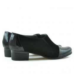 Scarpe casual donna 651 vernice nera combinata