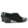 Scarpe casual donna 651 vernice nera combinata