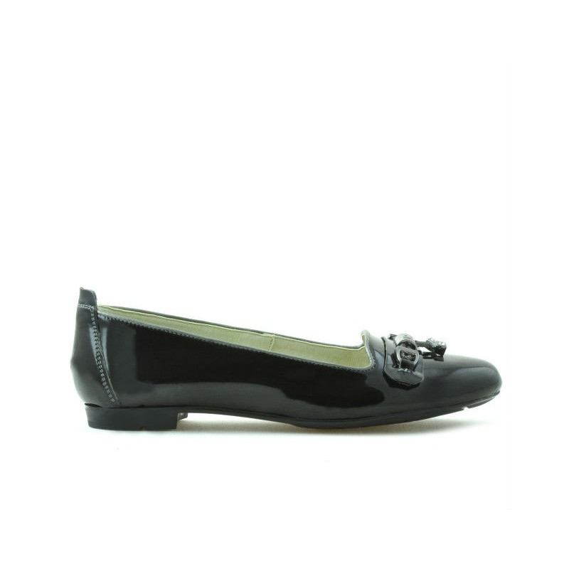 Scarpe casual da donna 639 vernice nera