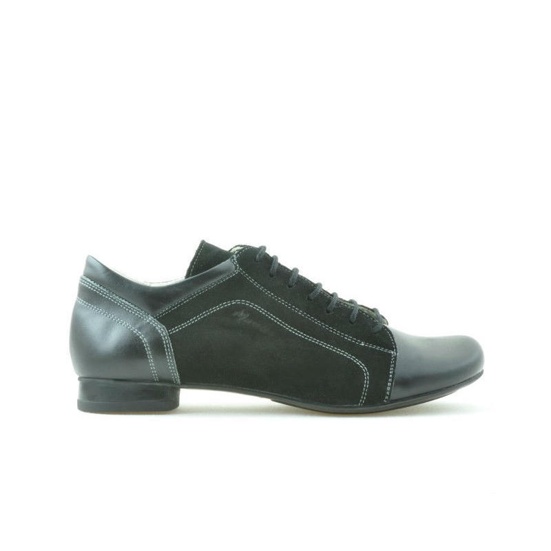 Scarpe casual donna 645 nero combinato