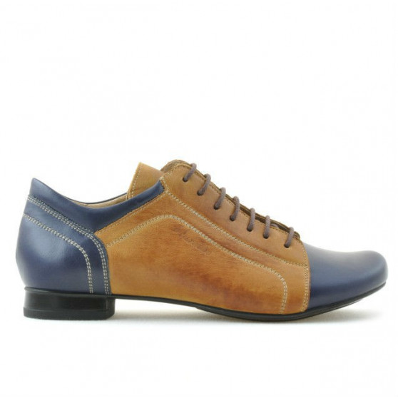 Scarpe casual donna 645 indaco+marrone