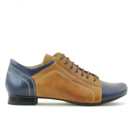 Scarpe casual donna 645 indaco+marrone