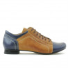 Scarpe casual donna 645 indaco+marrone
