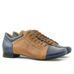 Scarpe casual donna 645 indaco+marrone
