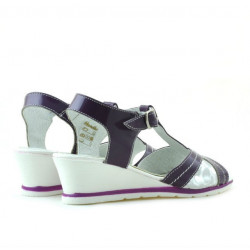 Sandali bambini 533 vernice viola combinato