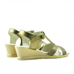 Sandali bambini 533 oro combinato