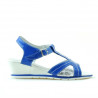 Sandali bambini 533 vernice indaco combinato