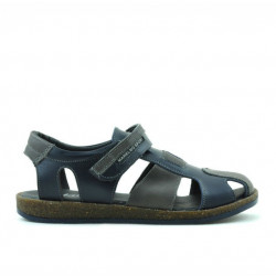 Sandali bambini 324 indaco+grigio