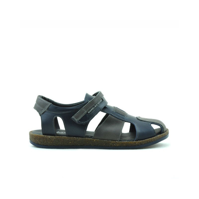 Sandali bambini 324 indaco+grigio