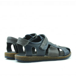 Sandali bambini 324 indaco+grigio