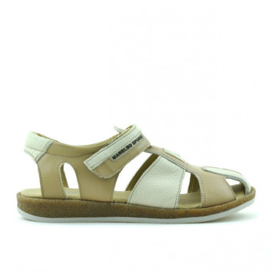 Sandali bambini 324 marrone+beige