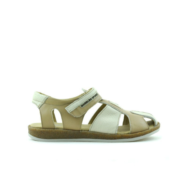 Sandali bambini 324 marrone+beige