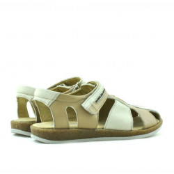 Sandali bambini 324 marrone+beige