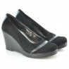 Scarpe casual donna 647 nero velluto