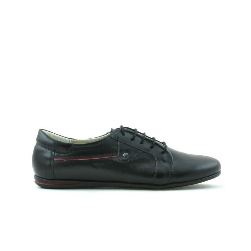 Scarpe sportive / casual da donna 646 nero+rosso