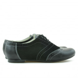 Scarpe casual da donna 186 nero combinato